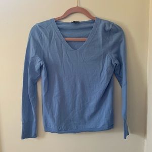 Blue V-neck Sweater